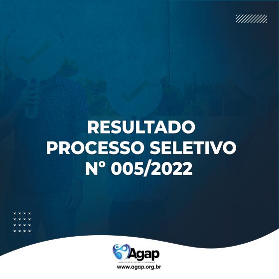 RESULTADO P SELETIVO 2022