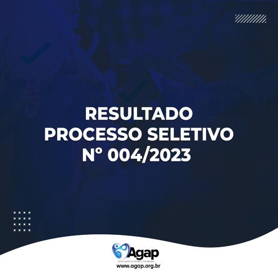 RESULTADO P SELETIVO 004-2022